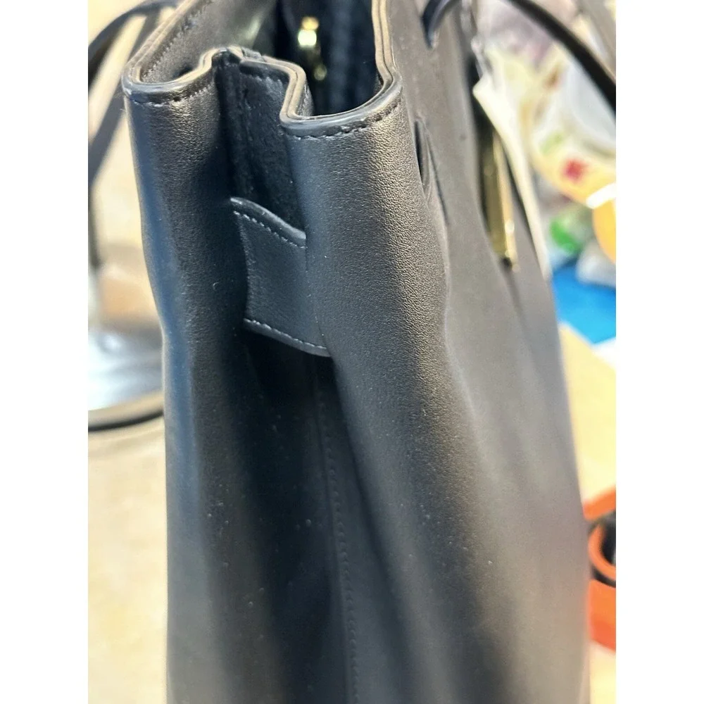 Steve Madden Satchel Handbag Tote MSRP 108.00. Black Bdiggs Computer Tote‎